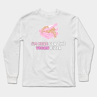 Vegan Pizza Long Sleeve T-Shirt